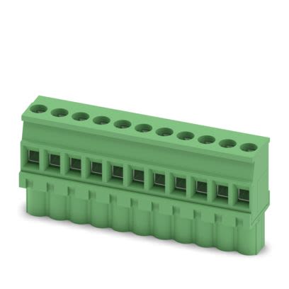 Phoenix Contact MVSTBW Series PCB Connector, 11-Contact, 1-Row, 5mm Pitch, Screw Termination [1792618]; 483-510