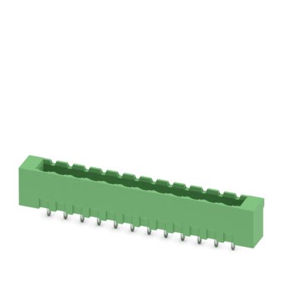Phoenix Contact MSTBVA Series Straight Wave Soldering Mount PCB Header, 12 Contact(s), 5.08 mm Pitch, 1 Row(s), Shrouded [1809364]; 483-535