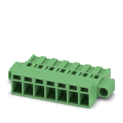 Phoenix Contact MSTBC Series PCB Connector, 7-Contact, 5.08mm Pitch, Screw, 1-Row, Crimp Termination [1809789]; 483-545