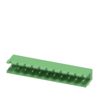 Phoenix Contact MSTB Series Wave Soldering Mount PCB Header, 11 Contact(s), 5.08 mm Pitch, 1 Row(s), Shrouded [1759101]; 483-585