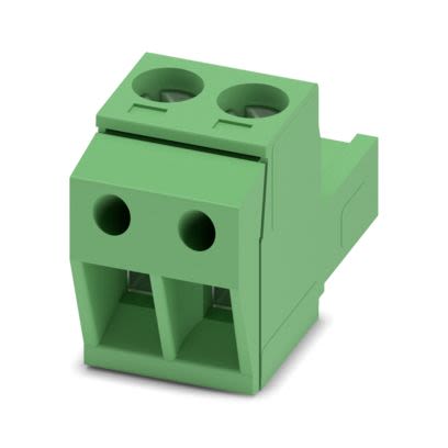 Phoenix Contact MSTBP 2 Series PCB Connector, 2-Contact, 5mm Pitch, 1-Row, Screw Termination [1765771]; 483-589