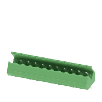 Phoenix Contact SMSTB Series Angled Wave Soldering Mount PCB Header, 11 Contact(s), 5 mm Pitch, 1 Row(s), Shrouded [1769324]; 483-605