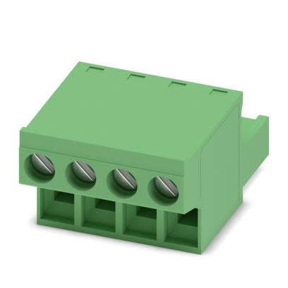 Phoenix Contact FRONT-MSTB 2 Series PCB Connector, 4-Contact, 5mm Pitch, 1-Row, Screw Termination [1779437]; 483-614