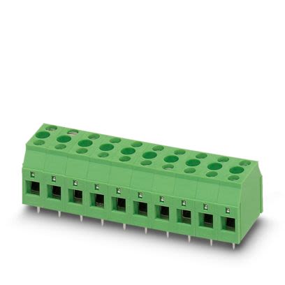 Phoenix Contact KDSP 4 Series PCB Terminal Block, 1-Contact, 7.5mm Pitch, Wave Soldering, 1-Row, Screw Termination [1780536]; 483-615