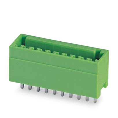 Phoenix Contact MCV Series Straight Solder PCB Header, 8 Contact(s), 2.5 mm Pitch, 1 Row(s), Shrouded [1781120]; 483-617