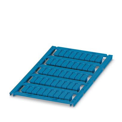Phoenix Contact UCT Slide On Cable Markers, Blue, Pre-printed "Unlabeled", 2.5 → 4.7mm Cable, for Conductor And [0830212]; 483-619