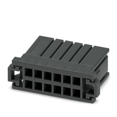 Phoenix Contact DD31PC 2 Series PCB Connector, 12-Contact, 3.81mm Pitch, Latching, 2-Row, Crimp Termination [1340471]; 483-674