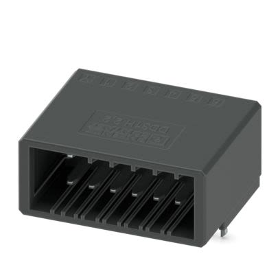 Phoenix Contact DD31H Series Wave Soldering Mount PCB Header, 12 Contact(s), 3.81 mm Pitch, 2 Row(s), Shrouded [1341381]; 483-686
