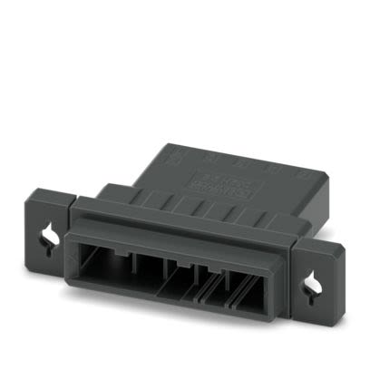 Phoenix Contact D32H Series Panel Feed Through Terminal Plug, 5-Contact, 5.08mm Pitch, Snap-In, 1-Row, Crimp Termination [1376512]; 483-700