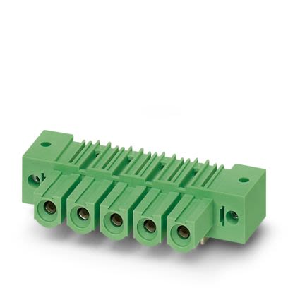 Phoenix Contact IPC Series Wave Soldering Mount PCB Header, 7 Contact(s), 10.16 mm Pitch, 1 Row(s), Shrouded [1969661]; 483-707