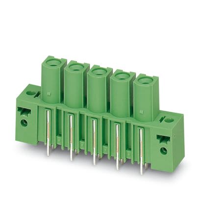 Phoenix Contact IPCV Series Wave Soldering Mount PCB Header, 8 Contact(s), 10.16 mm Pitch, 1 Row(s), Shrouded [1969836]; 483-712