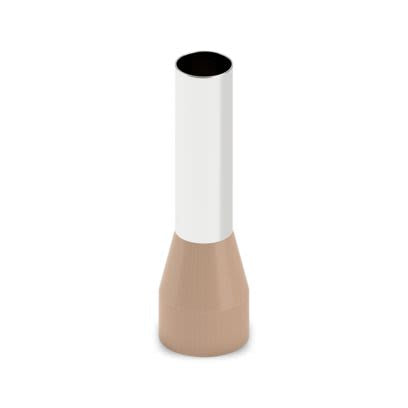Phoenix Contact, AI 25-22 BN Insulated Ferrule, 22mm Pin Length, 7.3mm Pin Diameter, Brown [2100031]; 483-718