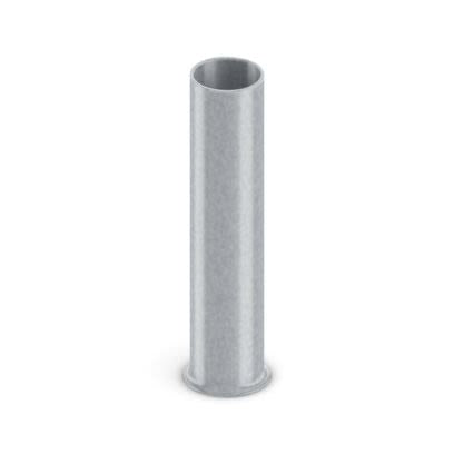 Phoenix Contact Bootlace Ferrule, 20mm Pin Length, Sliver [2100040]; 483-719
