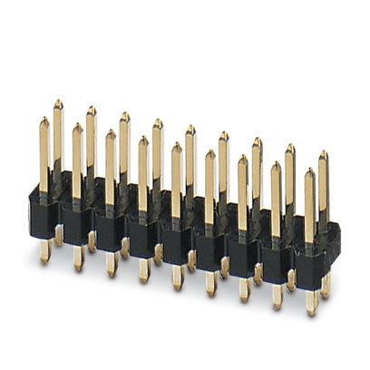 Phoenix Contact PSTD 0 Series Vertical Solder PCB Header, 38 Contact(s), 2.54 mm Pitch, 2 Row(s) [2200700]; 483-722