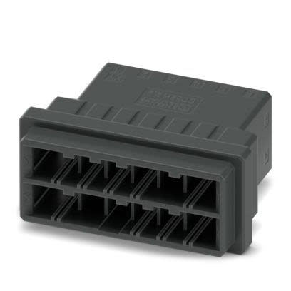 Phoenix Contact DD32H 2 Series PCB Connector, 12-Contact, 5.08mm Pitch, Snap-In, 2-Row, Crimp Termination [1378191]; 483-744