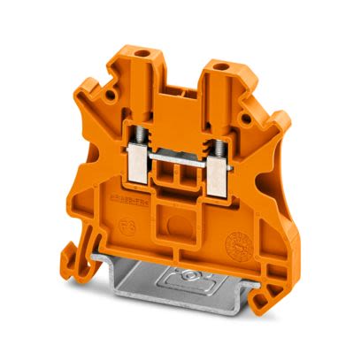 Phoenix Contact 1467081 5 OG, UT 1 Series Orange, 1.5mm², 1-Level, Screw Termination [1467081]; 483-763