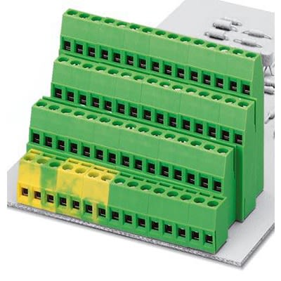 Phoenix Contact MK4DS 1 Series PCB Terminal Block, 12-Contact, 5.08mm Pitch, Wave Soldering, 4-Row, Screw Termination [1868830]; 483-776