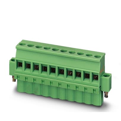 Phoenix Contact MVSTBW Series Flange Mount PCB Connector, 6-Contact, 1-Row, 5.08mm Pitch, Screw Termination [1913109]; 483-801