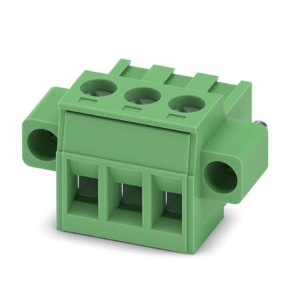 Phoenix Contact MSTBT 2 Series PCB Connector, 3-Contact, 5mm Pitch, Screw, 1-Row, Screw Termination [1919721]; 483-811