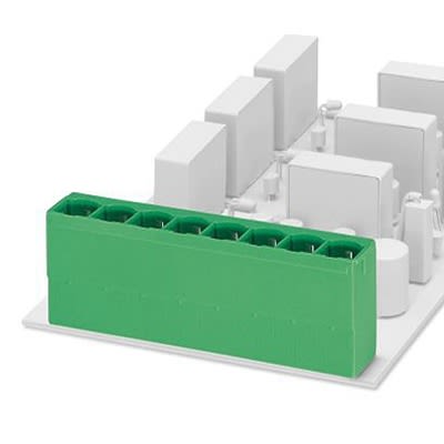 Phoenix Contact PCV Series Straight Wave Soldering Mount PCB Header, 8 Contact(s), 10.16 mm Pitch, 1 Row(s), Shrouded [1922543]; 483-813
