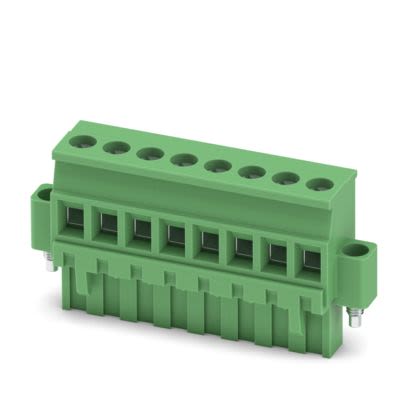 Phoenix Contact MVSTBR 2 Series PCB Connector, 8-Contact, 5.08mm Pitch, Screw, 1-Row, Screw Termination [1835151]; 483-833