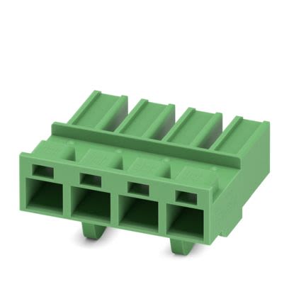 Phoenix Contact PCC Series PCB Connector, 4-Contact, 7.62mm Pitch, 1-Row, Crimp Termination [1840175]; 483-844