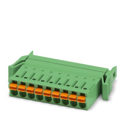 Phoenix Contact IFMC 1 Series PCB Connector, 9-Contact, 3.5mm Pitch, Latching, 1-Row, Push In Spring Termination [1844280]; 483-853