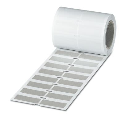 Phoenix Contact EMLS Silver Label, 40mm Width, 15mm Height, 1000Per Roll Qty [0800345]; 483-914