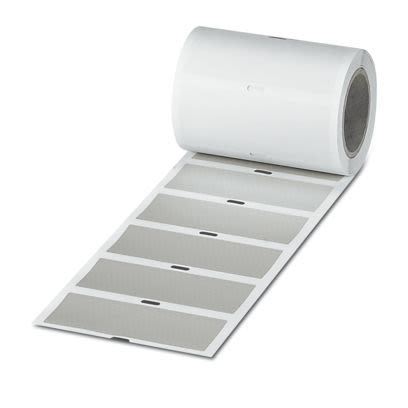 Phoenix Contact Silver Adhesive Label Sheet, Pack of 1EA [0800356]; 483-917