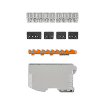 Phoenix Contact ME Series DIN Rail Housing Set for Use with For Mounting On A DIN Rail, 8A [1342351]; 483-968