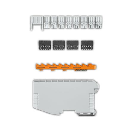 Phoenix Contact ME Series DIN Rail Housing Set for Use with For Mounting On A DIN Rail, 8A [1342355]; 483-970