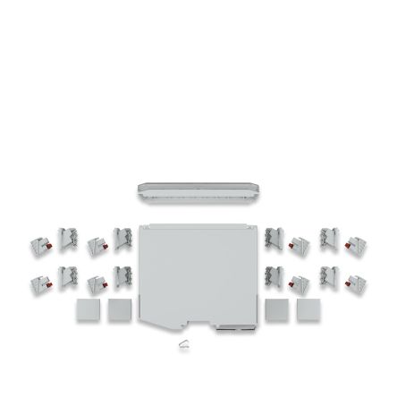 Phoenix Contact ICS50 Series DIN Rail Housing Set for Use with For Mounting On A DIN Rail, 16A [1342861]; 483-976