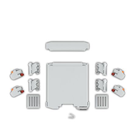 Phoenix Contact ICS25 Series DIN Rail Housing Set for Use with For Mounting On A DIN Rail, 16A [1342865]; 483-977