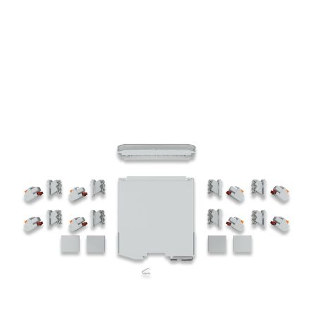 Phoenix Contact ICS50 Series DIN Rail Housing Set for Use with For Mounting On A DIN Rail, 16A [1342879]; 483-982