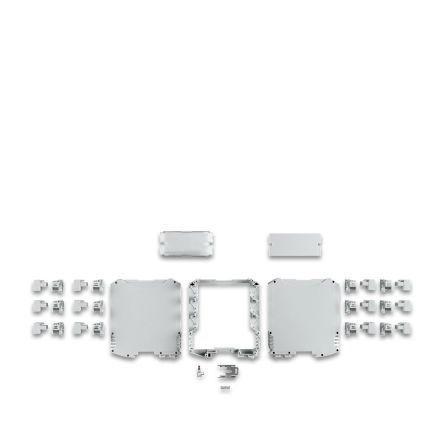 Phoenix Contact DIN Rail Housing Set for Use with Mounting On A DIN Rail, 12A [1342906]; 483-987