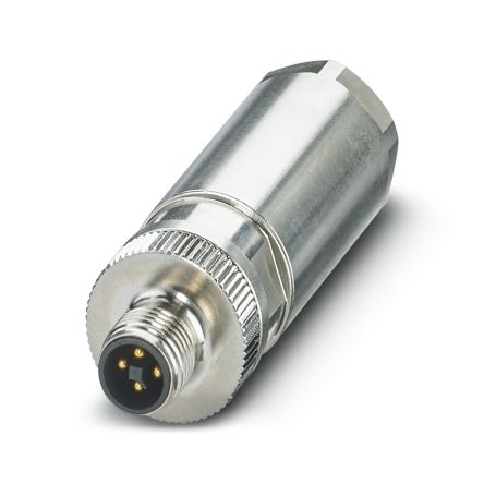 Phoenix Contact, SACC Power Connector Panel Mount Plug, 4P, Screw Termination, 12A, 1.5 kV [1080215]; 484-041
