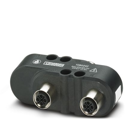 Phoenix Contact 4-Way H Distributor Plug for Panel Mount [1080242]; 484-042