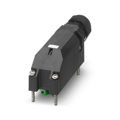 Phoenix Contact SACB Heavy Duty Power Connector Hood, 3 Contacts, M8 Thread [1197658]; 484-077