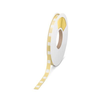 Phoenix Contact E-WML Adhesive Cable Label, White, Pre-printed "Unlabeled", 4 → 6.1mm Cable, for Cylindrical [1199663]; 484-080