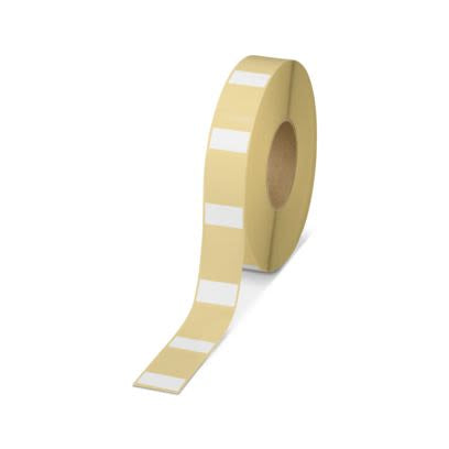Phoenix Contact E-WML Adhesive Cable Label, White, Pre-printed "Unlabeled", 6.1 → 14.2mm Cable, for Cylindrical [1199683]; 484-081