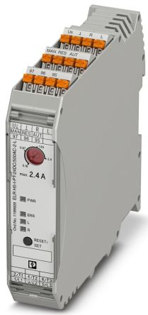 Phoenix Contact ELR H5-I-PT Motor Starter, Reversing Starter, 3.3 W, 500 V ac, 3 Phase, IP20 [1199926]; 484-083