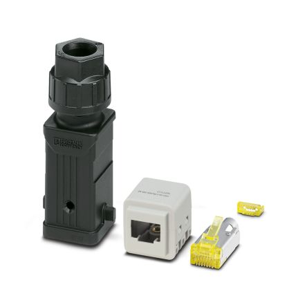 Phoenix Contact Connector Set, HC-D Series Thread Size M20 8 Way, For Use With Connector [1249554]; 484-109