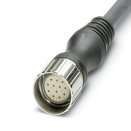 Phoenix Contact Straight Female 12 way M23 to Straight Free Ends Actuator/Sensor Cable, 10m [1260769]; 484-112