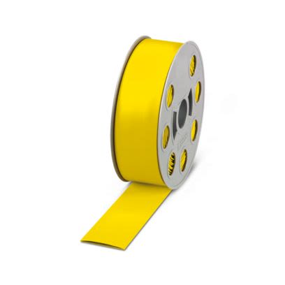 Phoenix Contact Halogen Free Heat Shrink Tubing, Yellow 38.1mm Sleeve Dia. x 15m Length, 804 Series [0804538]; 484-128