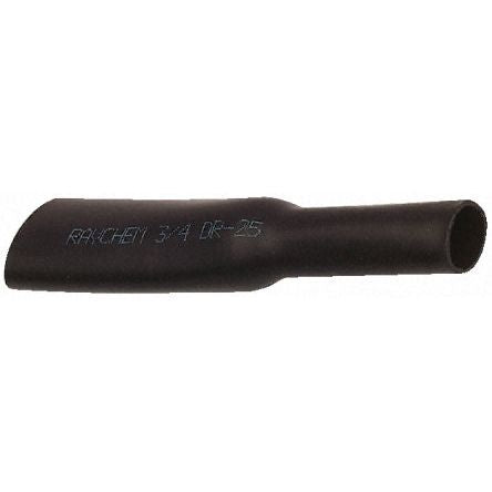 TE Connectivity Heat Shrink Tubing, Black 4.8mm Sleeve Dia. x 50m Length 8.40 Ratio, DR-25 Series [DR-25-3/16-0-SP]; 487-235