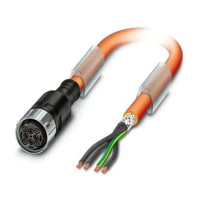 Phoenix Contact 1620337 Armoured 4 mm² 8 Core Power Cable, Orange, 5m [1620337]; 487-395