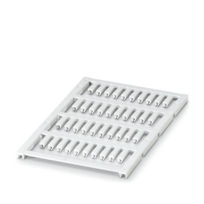 Phoenix Contact UC-WMCO Slide On Cable Marker, White, Pre-printed "Unlabeled", 1.3 → 1.6mm Cable, for [0827092]; 487-487