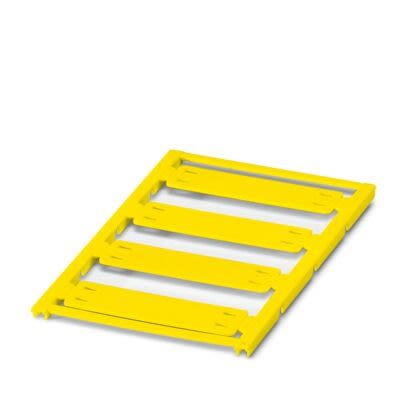 Phoenix Contact UC-WMTB Cable Binder Cable Marker, Yellow, Pre-printed "Unlabeled", 7mm Cable, for Conductor And Cable, [0828379]; 487-499