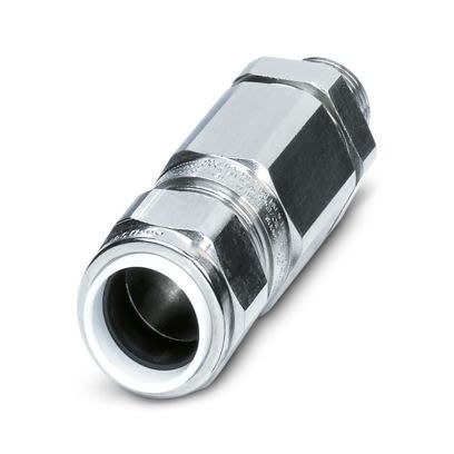 Phoenix Contact 1411 Series Steel Stainless Steel Cable Gland, M20 Thread, 15.9mm min., 9.5mm max., IP66, IP67, IP68 [1411089]; 487-516