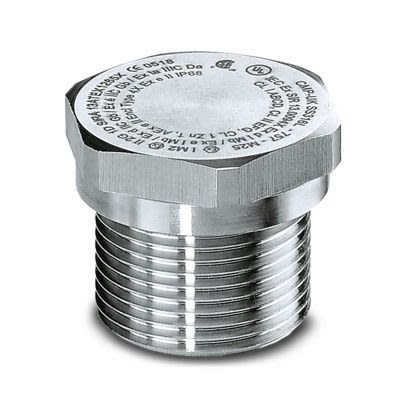 Phoenix Contact, M32, 32mm Hole Diameter, 316 Stainless Steel, 32mm Diameter, Threaded [1411110]; 487-518